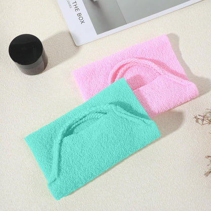 2 Pcs Exfoliating Back Scrubber for Shower, 15.55 Inch Back Exfoliator with Handles Back Loofah for Shower Exfoliating Backs Bath Washer for Women and Men, Double Sided Body Exfoliator Bath Tool